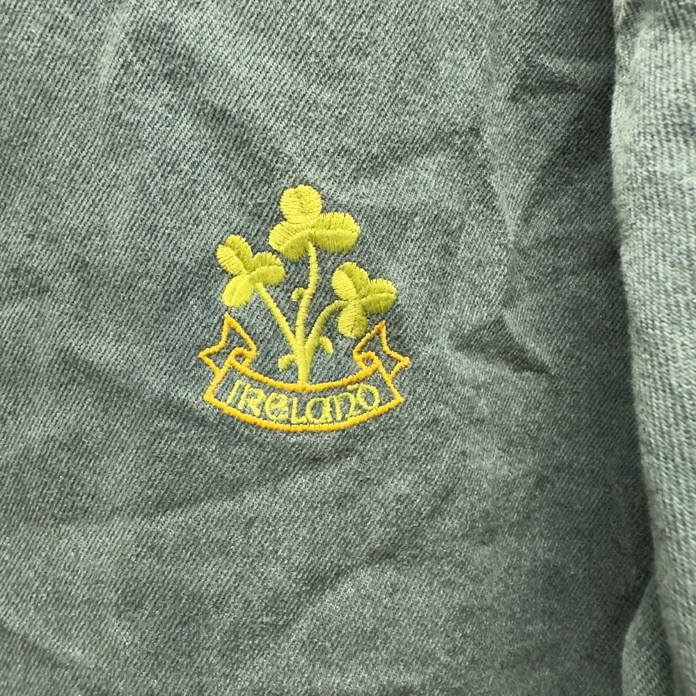 Kinsale Smocks Ireland Men's Sz XL Green Full Zip Fisherman Twill Outdoor Jacket